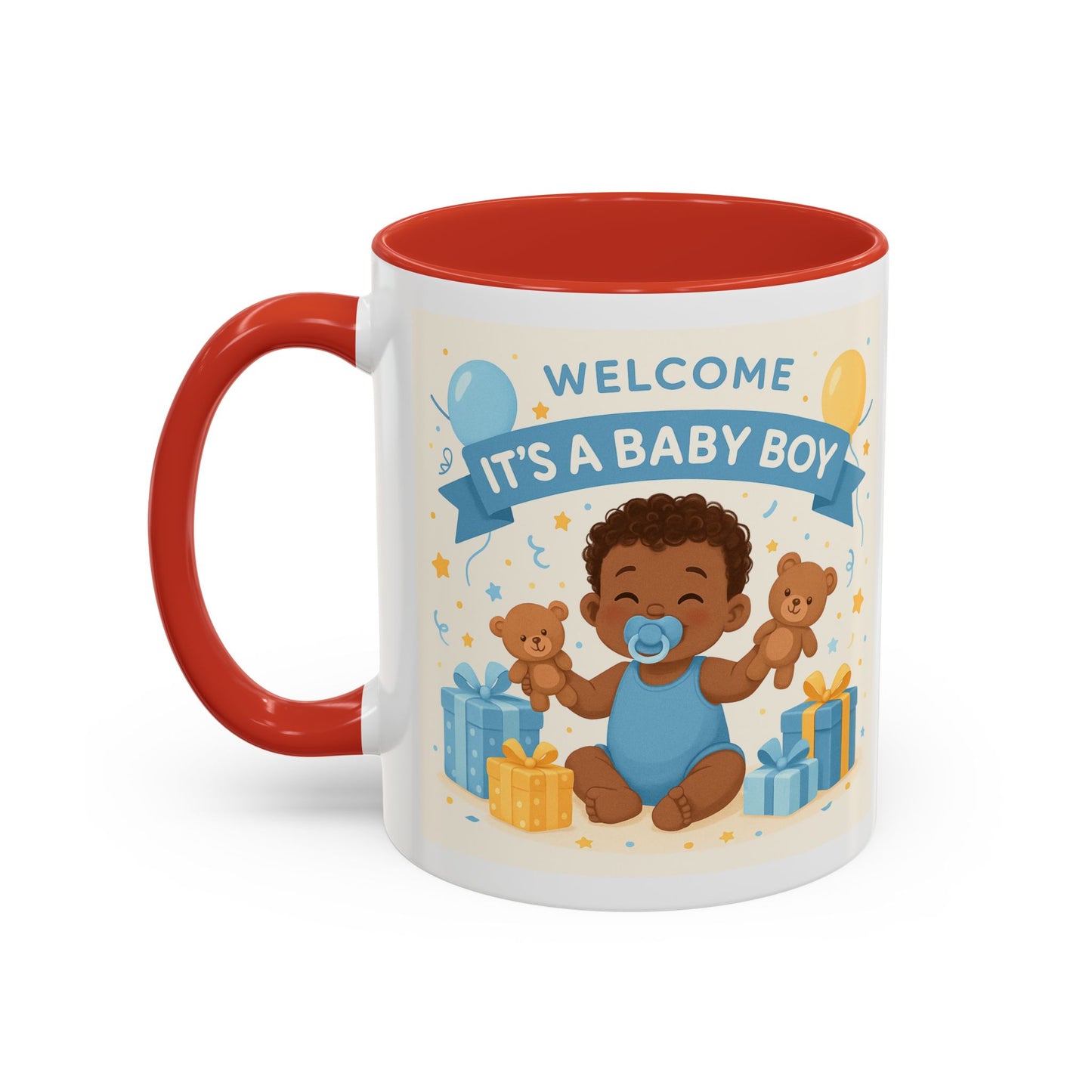 Welcome Baby Boy Coffee Mug - Born to Steal Hearts - Perfect Baby Shower Gift
