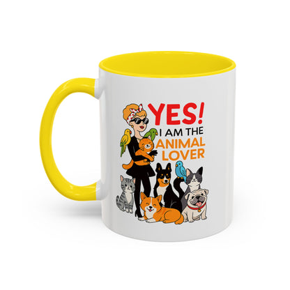 Animal Lover Coffee Mug - Perfect Gift for Pet Owners, Animal Enthusiasts, Dog Lovers, Cat Lovers