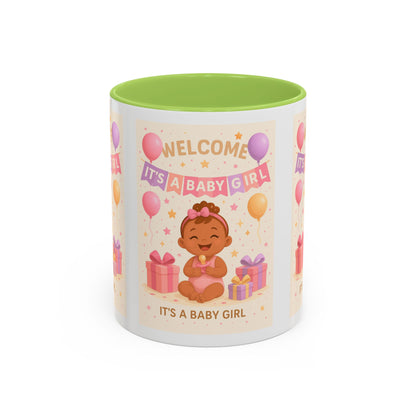 Welcome Baby Girl Coffee Mug – Celebrate with Style