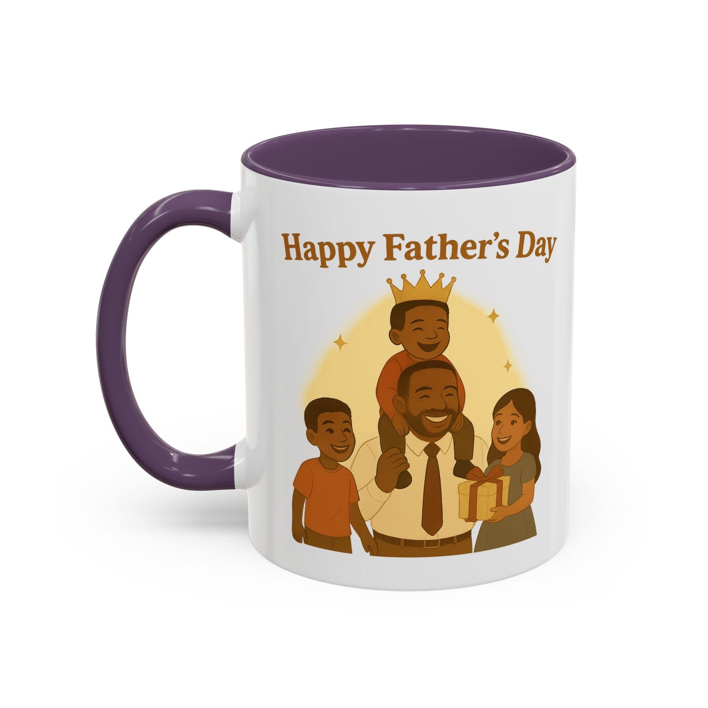 Happy Father's Day Coffee Mug - Celebrate Dad with Joyful Family Design