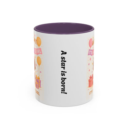 Welcome Baby Girl Coffee Mug | Cute Drinkware, Celebration Mug
