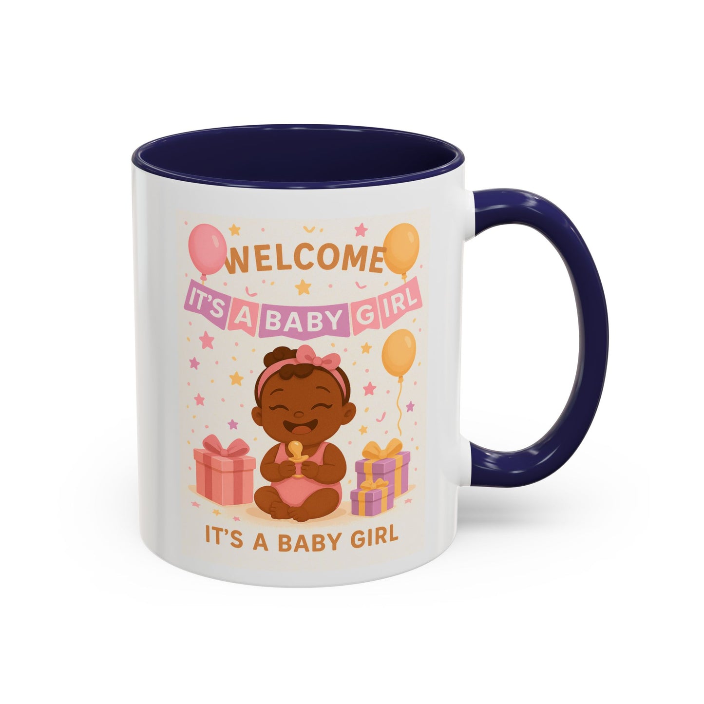 Welcome Baby Girl Coffee Mug | Cute Drinkware, Celebration Mug