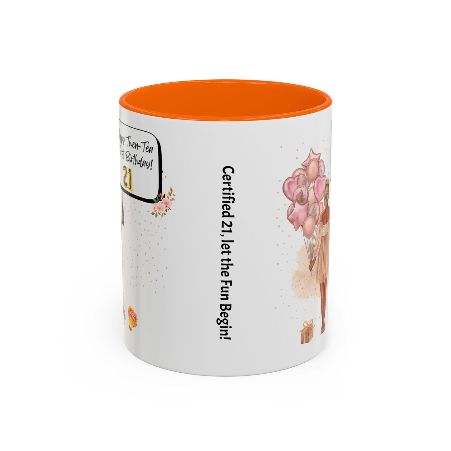 21st Birthday Celebration Coffee Mug, Funny Gift for Turning 21