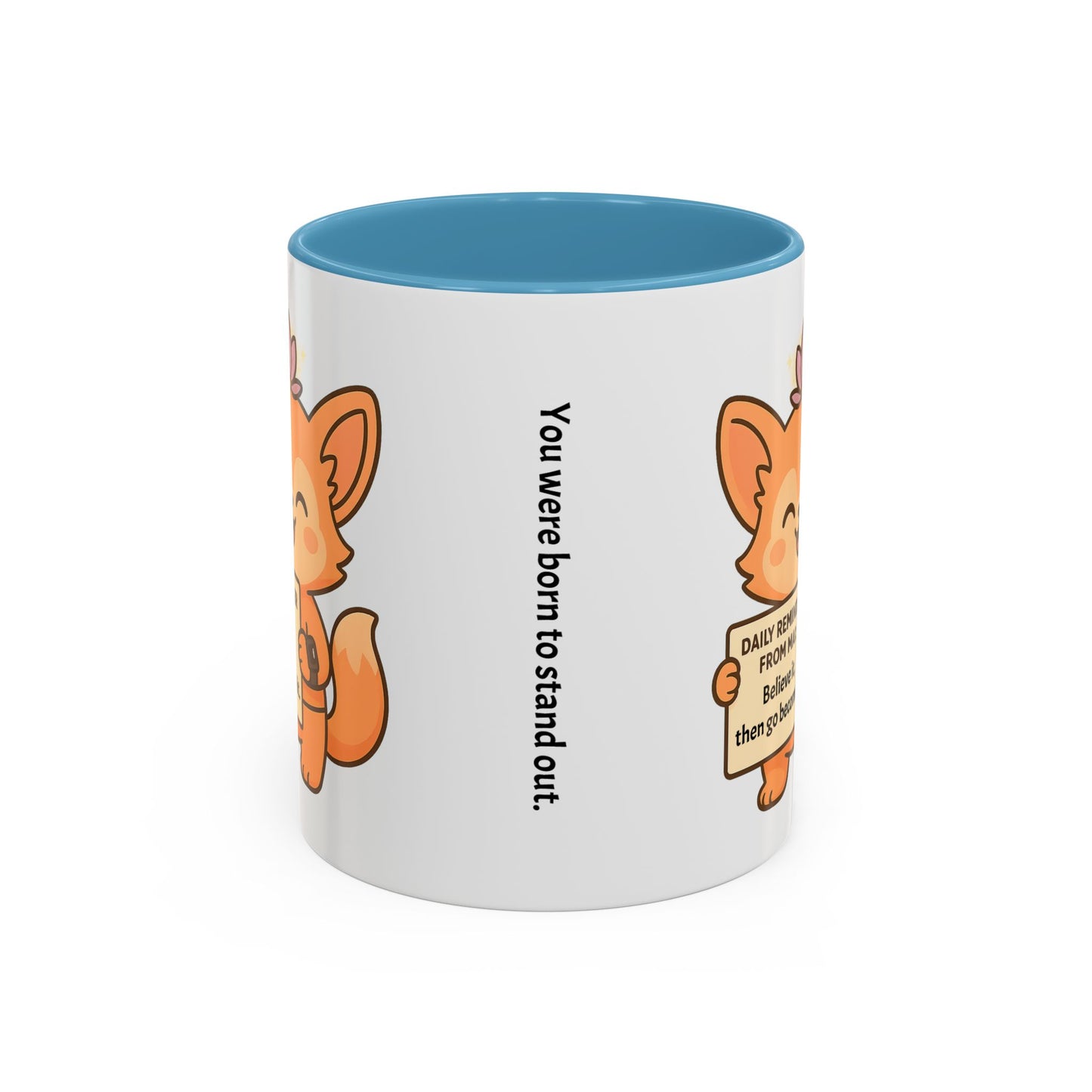 Cute Motivational Coffee Mug, Inspirational Gift, Daily Reminder from Mai Mug, Cat Lover Gift, Coffee Lover's Companion