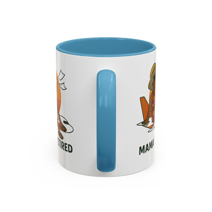 Charming Retired Mama Coffee Mug - Fun Gift for Retirement Celebration