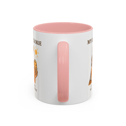My Life Is a Cookie Accent Coffee Mug - 11oz & 15oz - Fun Gift for Cookie Lovers