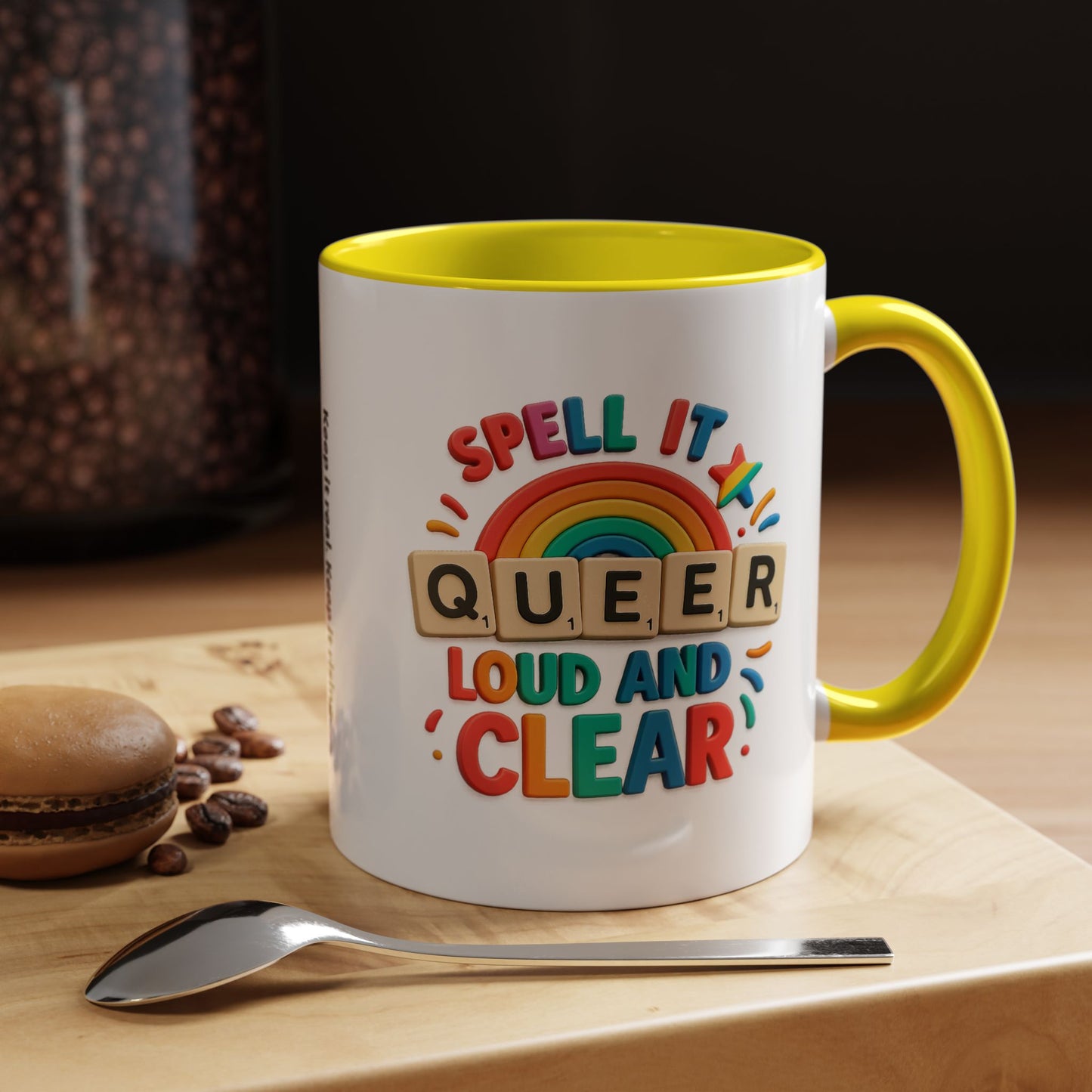 Pride Coffee Mug - Spell It Queer Loud and Clear
