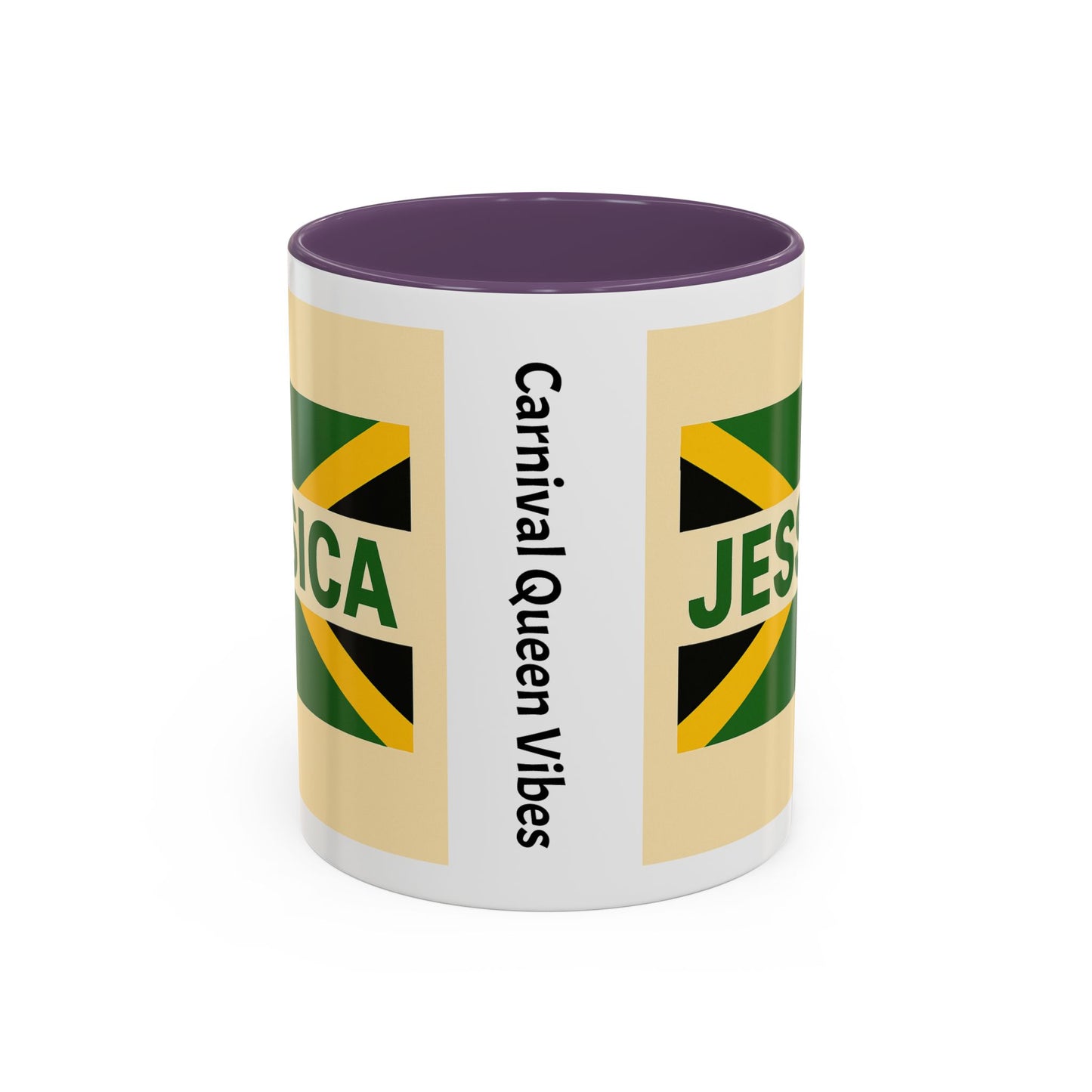 Jamaican Themed Coffee Mug - 'Jessica' with Carnival Queen Vibes