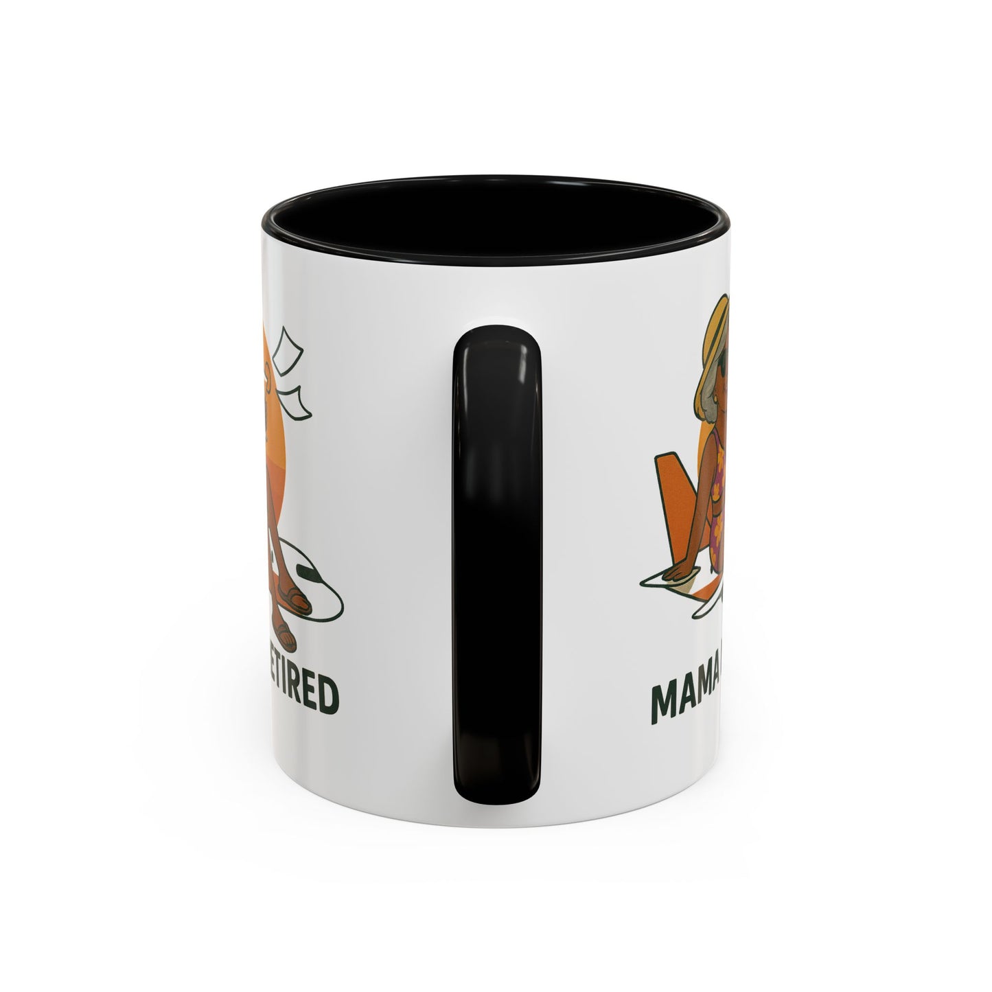 Charming Retired Mama Coffee Mug - Fun Gift for Retirement Celebration