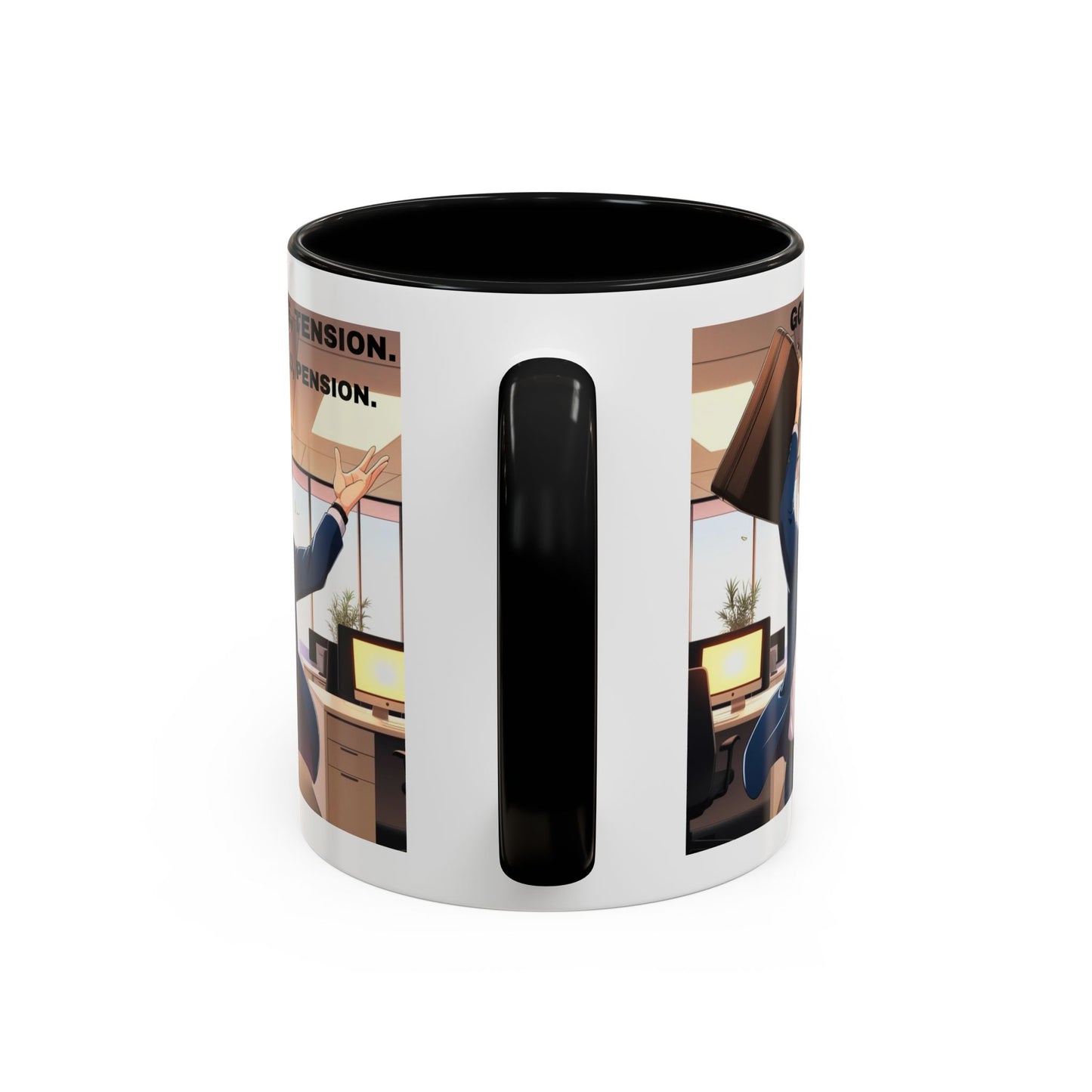 Retirement Celebration Coffee Mug - Goodbye Tension, Hello Pension!