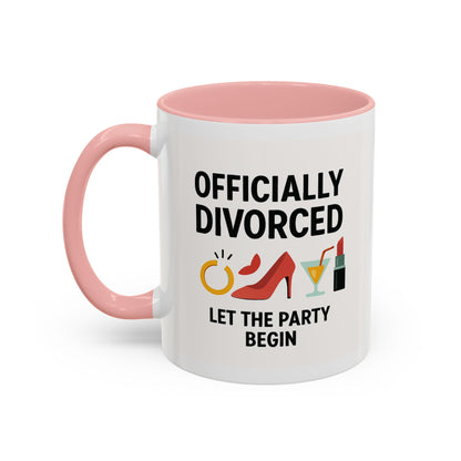 Officially Divorced Coffee Mug - Celebrate Freedom, Divorce Party Mug, Gift for Her, Sassy Humor, New Beginnings