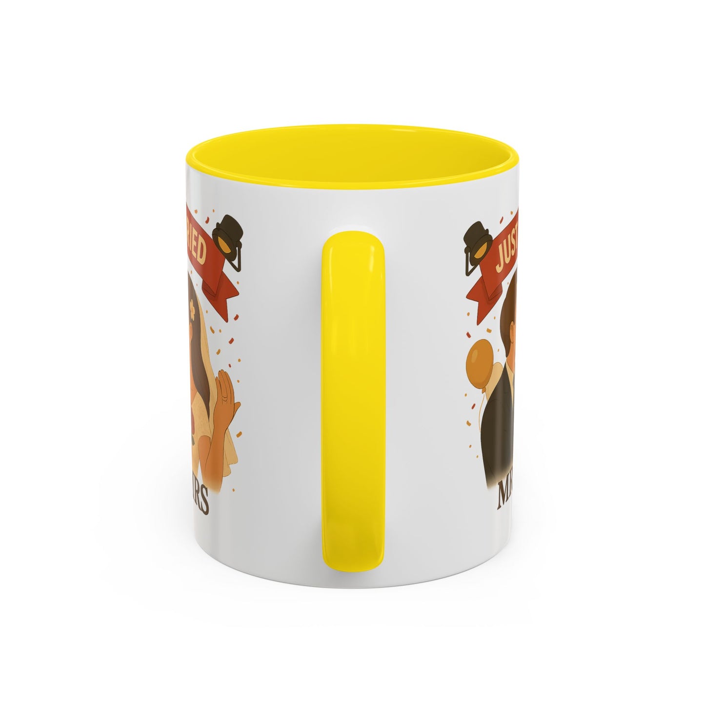 Just Married Coffee Mug | Wedding Gift | Newlywed Coffee Cup | Mr & Mrs Mug | Bride and Groom Drinkware