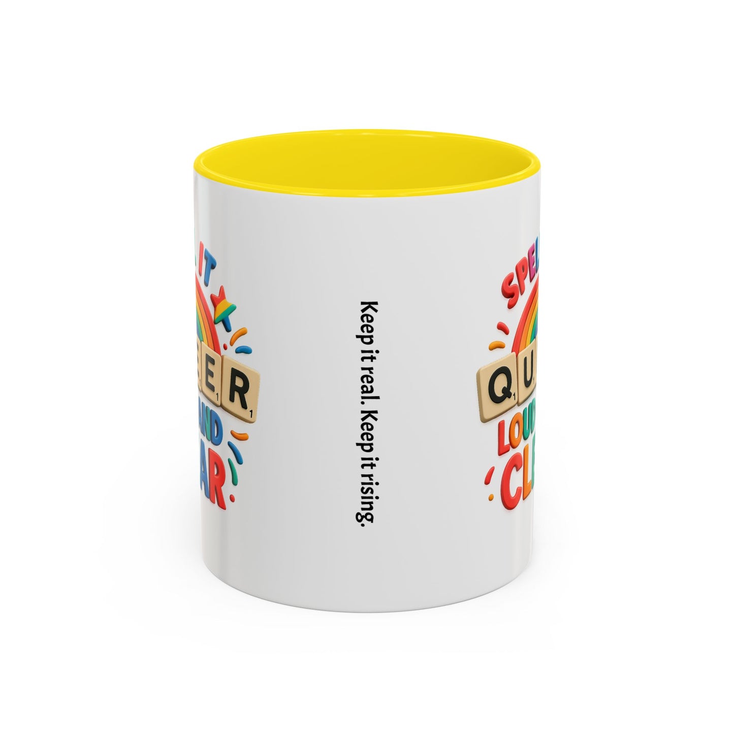Pride Coffee Mug - Spell It Queer Loud and Clear