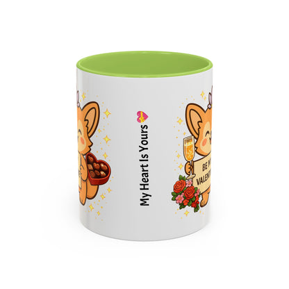Valentine Coffee Mug  "Be My Valentine" Gift