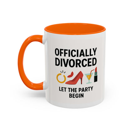 Officially Divorced Coffee Mug - Celebrate Freedom, Divorce Party Mug, Gift for Her, Sassy Humor, New Beginnings