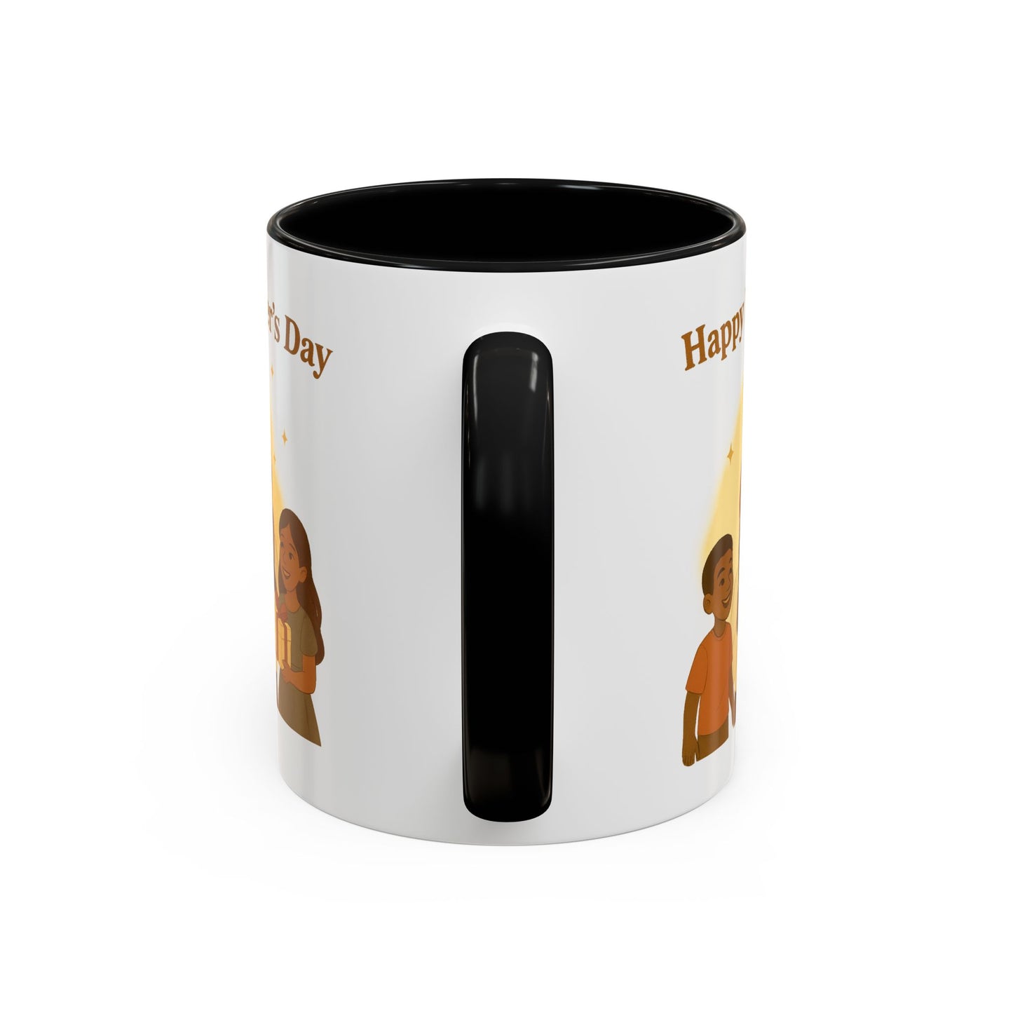 Happy Father's Day Coffee Mug - Celebrate Dad with Joyful Family Design