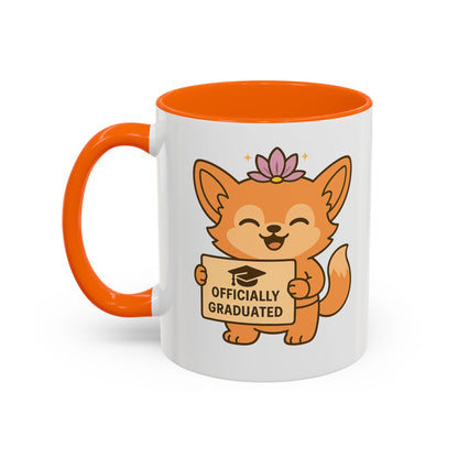 Graduation Celebration Coffee Mug - Officially Graduated Design