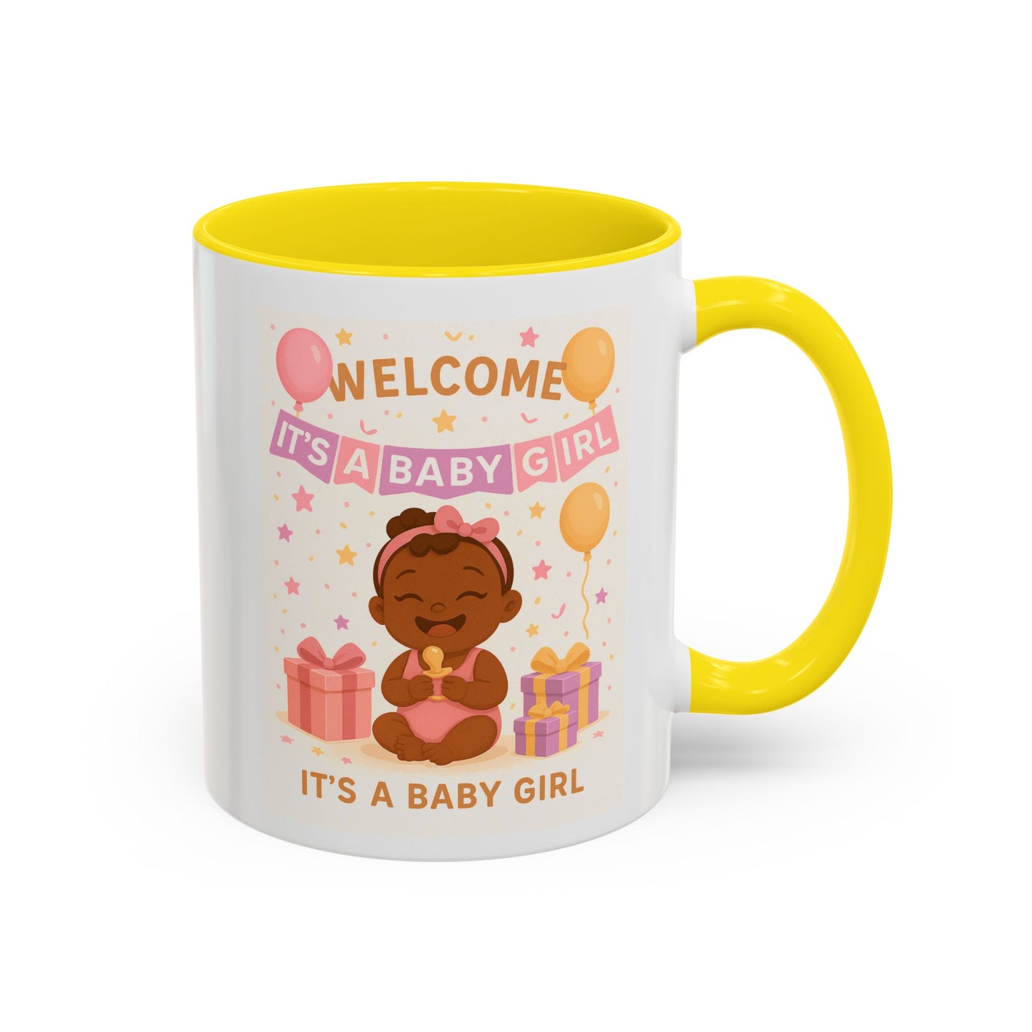 Welcome Baby Girl Coffee Mug | Cute Drinkware, Celebration Mug