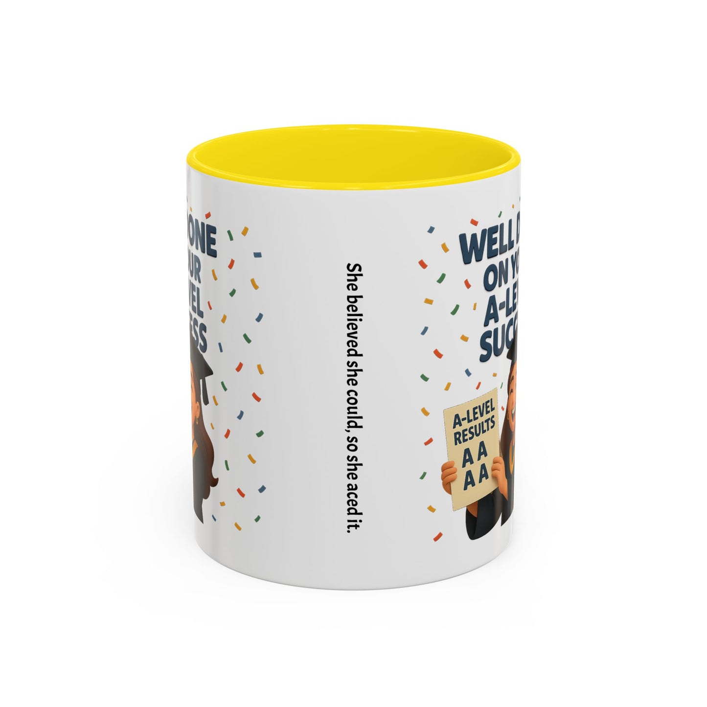 Celebratory Accent Coffee Mug - You Did It! Graduation Cheers