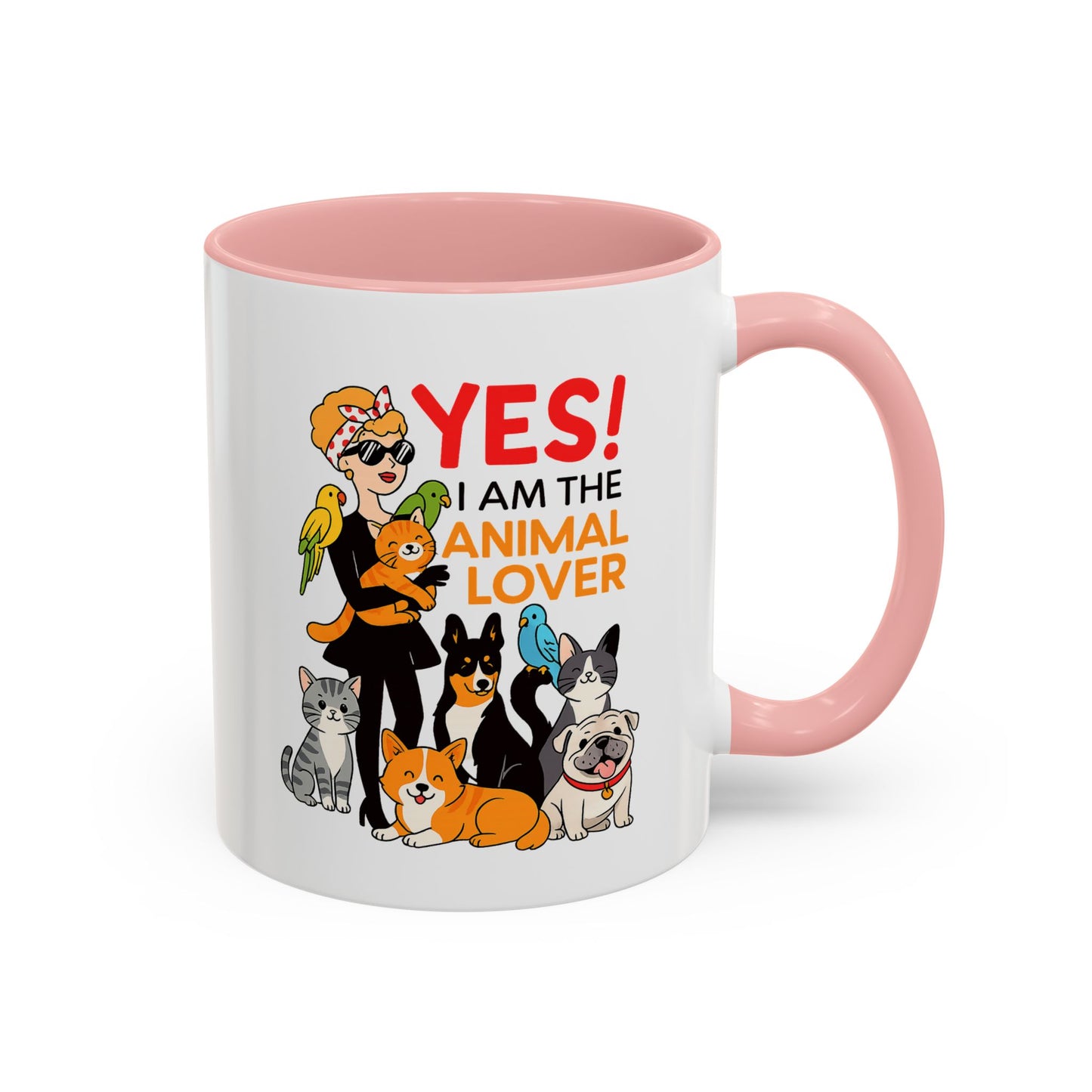 Animal Lover Coffee Mug - Perfect Gift for Pet Owners, Animal Enthusiasts, Dog Lovers, Cat Lovers