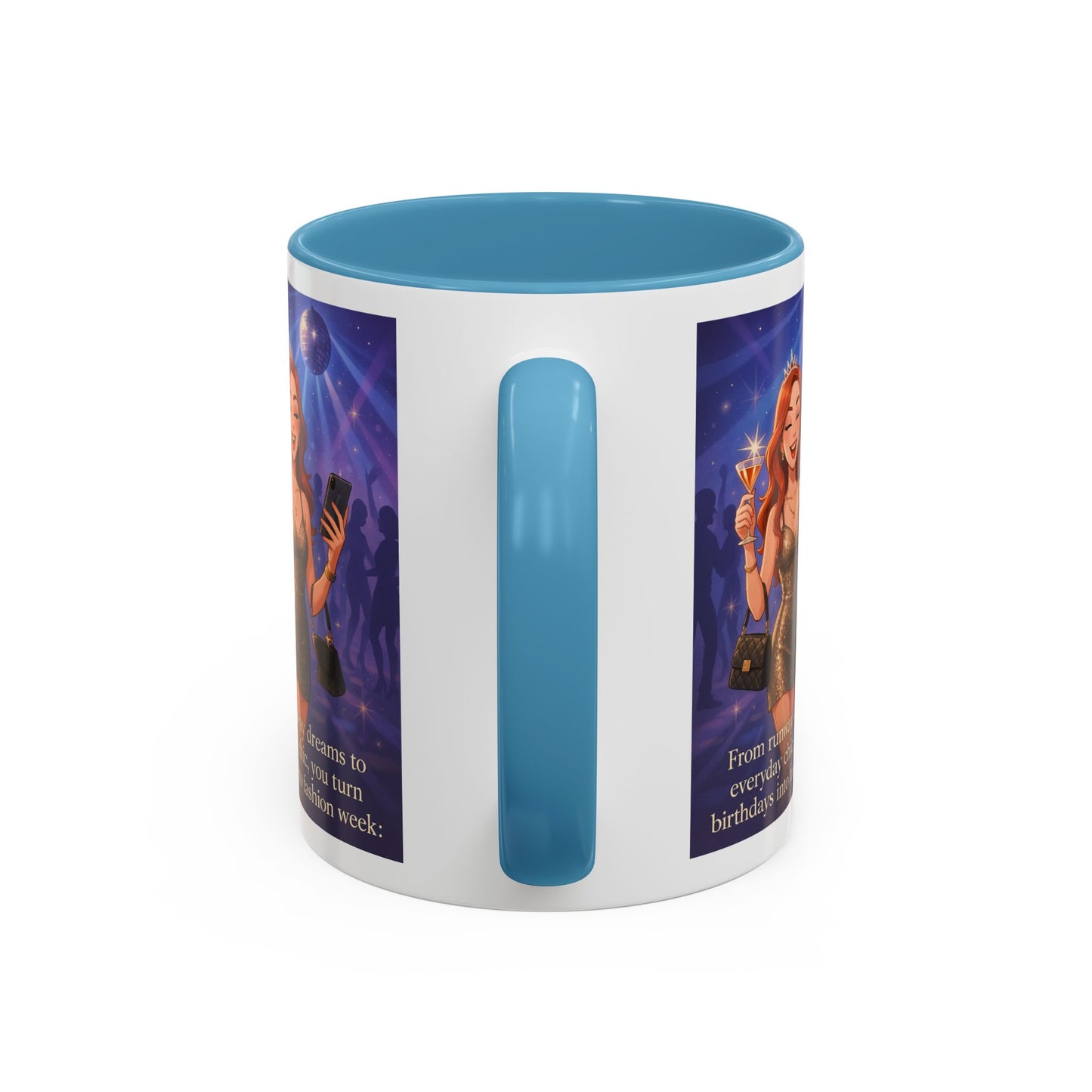 Chic Birthday Celebration Coffee Mug - Turn Birthdays into Fashion Week!