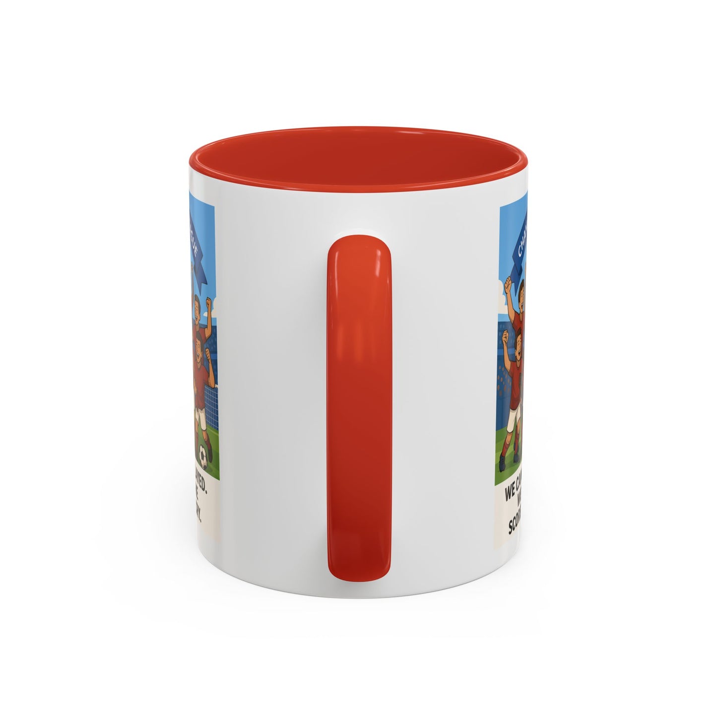 We came, We played, we conquered football Coffee Mug
