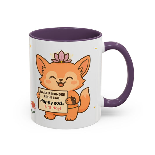 30th Birthday Coffee Mug - Gift for Milestones, Birthday Celebration