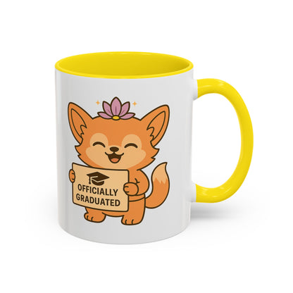 Graduation Celebration Coffee Mug - Officially Graduated Design