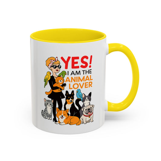 Animal Lover Coffee Mug - Perfect Gift for Pet Owners, Animal Enthusiasts, Dog Lovers, Cat Lovers