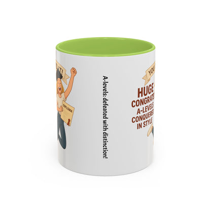 Celebratory Graduation Coffee Mug - 'You Did It!' A-Levels