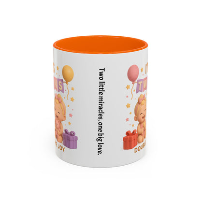 Twins girls - Celebration Coffee Mug - Double the Joy