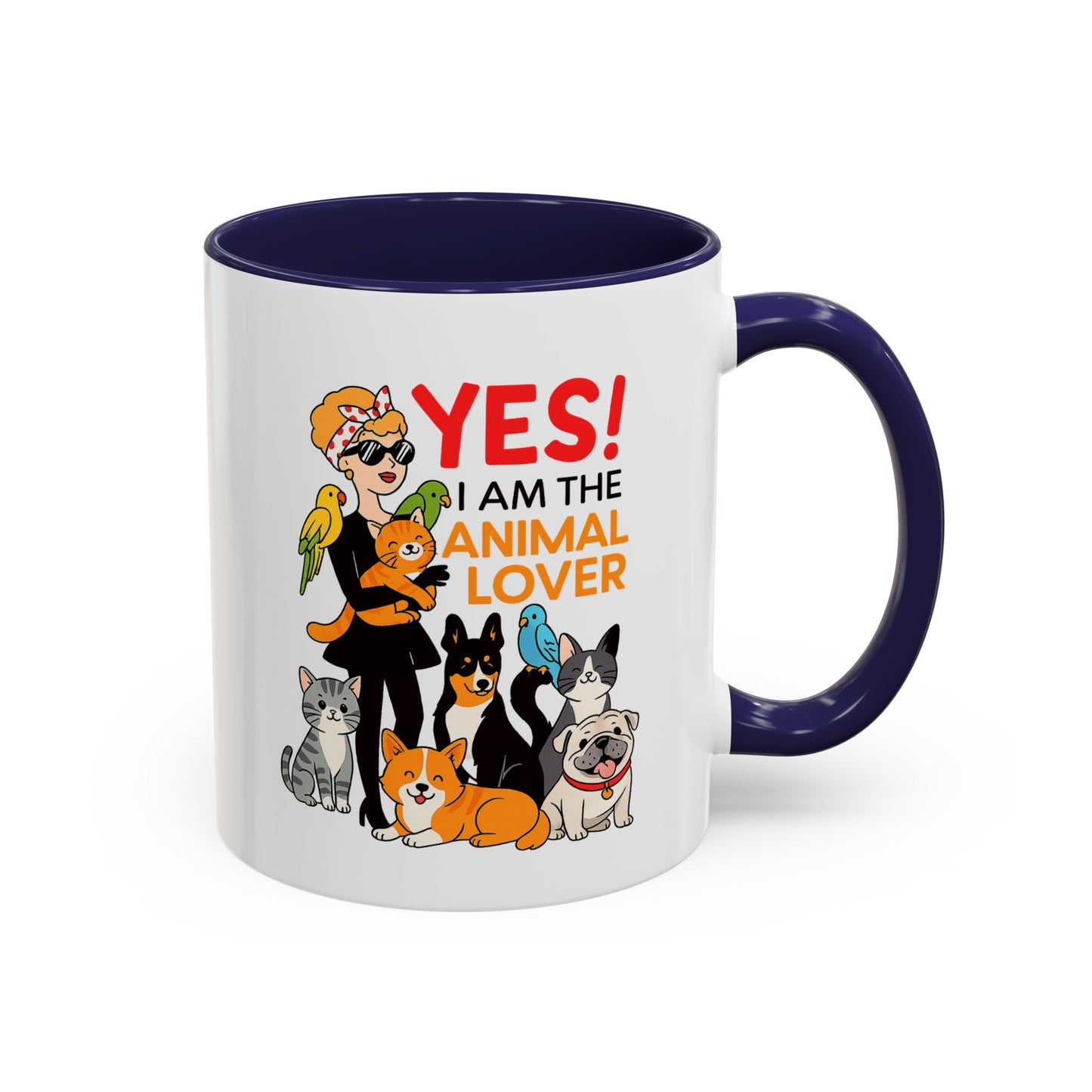 Animal Lover Coffee Mug - Perfect Gift for Pet Owners, Animal Enthusiasts, Dog Lovers, Cat Lovers