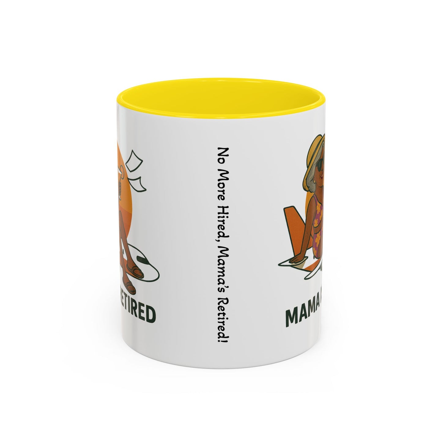 Charming Retired Mama Coffee Mug - Fun Gift for Retirement Celebration
