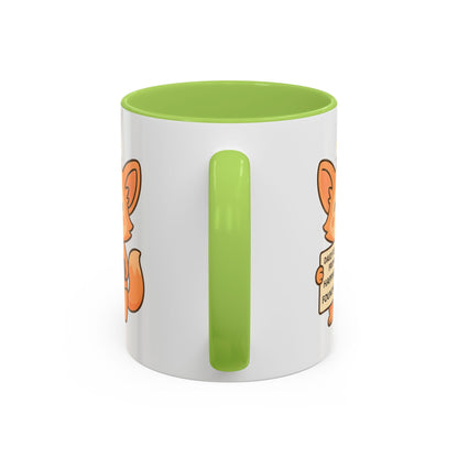 Cute Ms Mai Fox Inspirational Coffee Mug - Happiness is Found Within