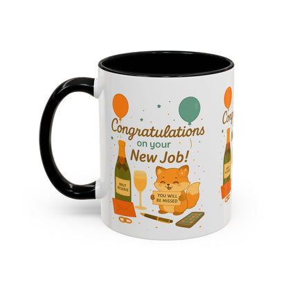 Congratulations New Job, Office Gift, Funny Coffee Cup