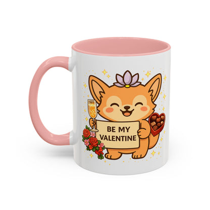 Valentine Coffee Mug  "Be My Valentine" Gift