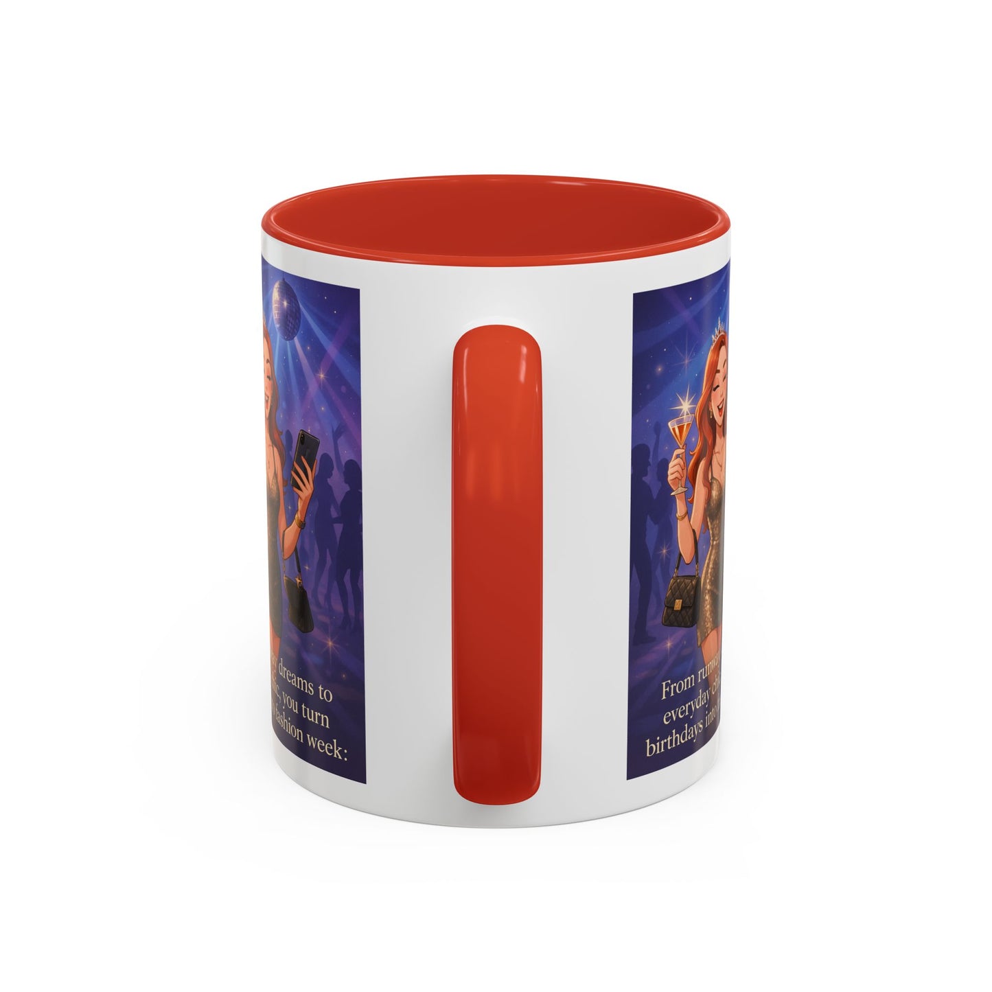 Chic Birthday Celebration Coffee Mug - Turn Birthdays into Fashion Week!