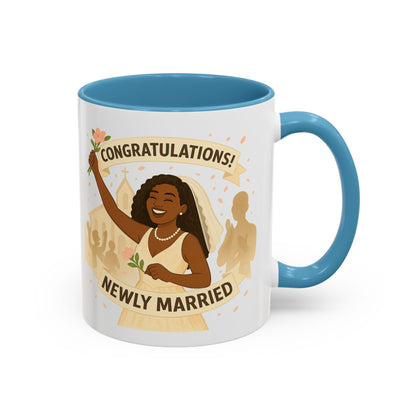Newly Married Congratulations Coffee Mug - Celebrate Love & New Beginnings