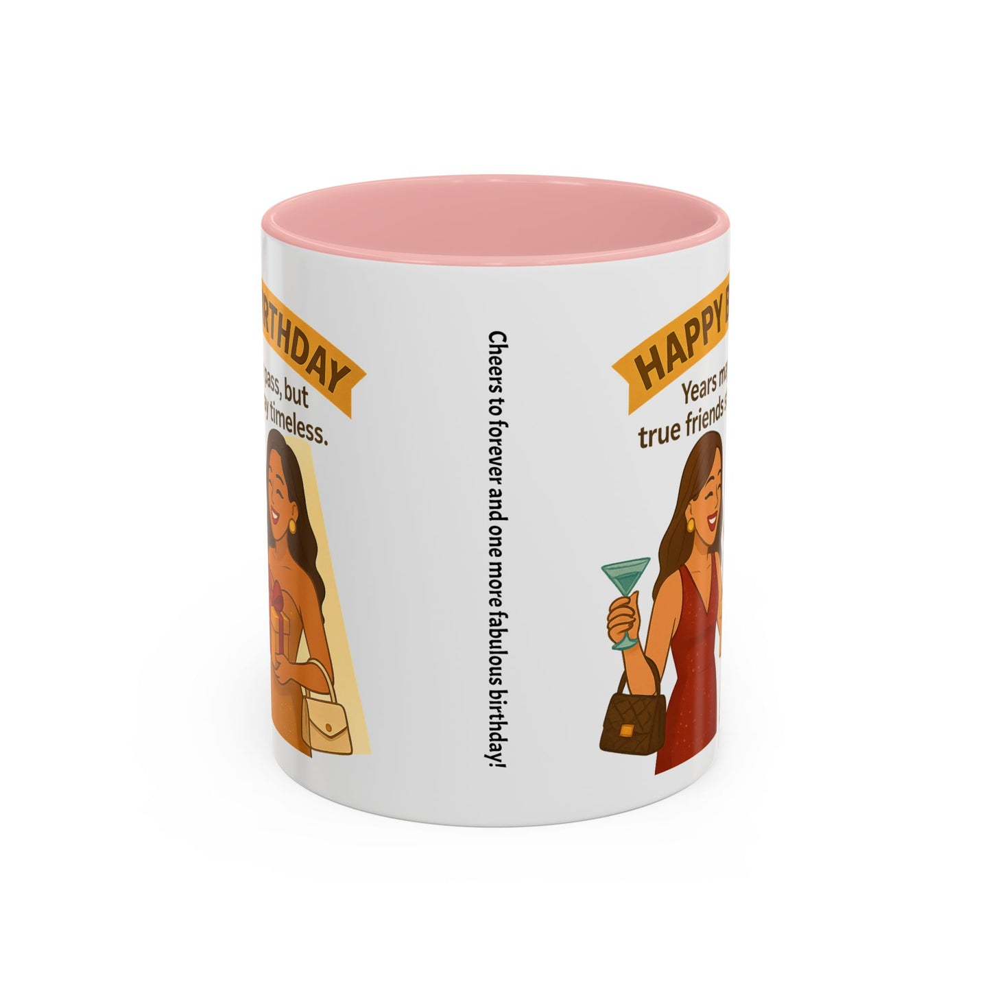Timeless Birthday Accent Coffee Mug - Perfect Gift for Celebrations