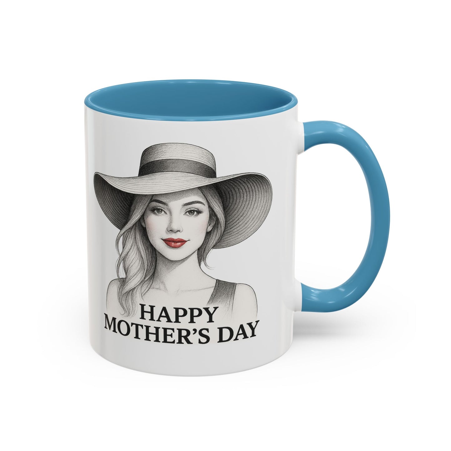 Happy Mother's Day Accent Coffee Mug - Stylish Gift for Moms