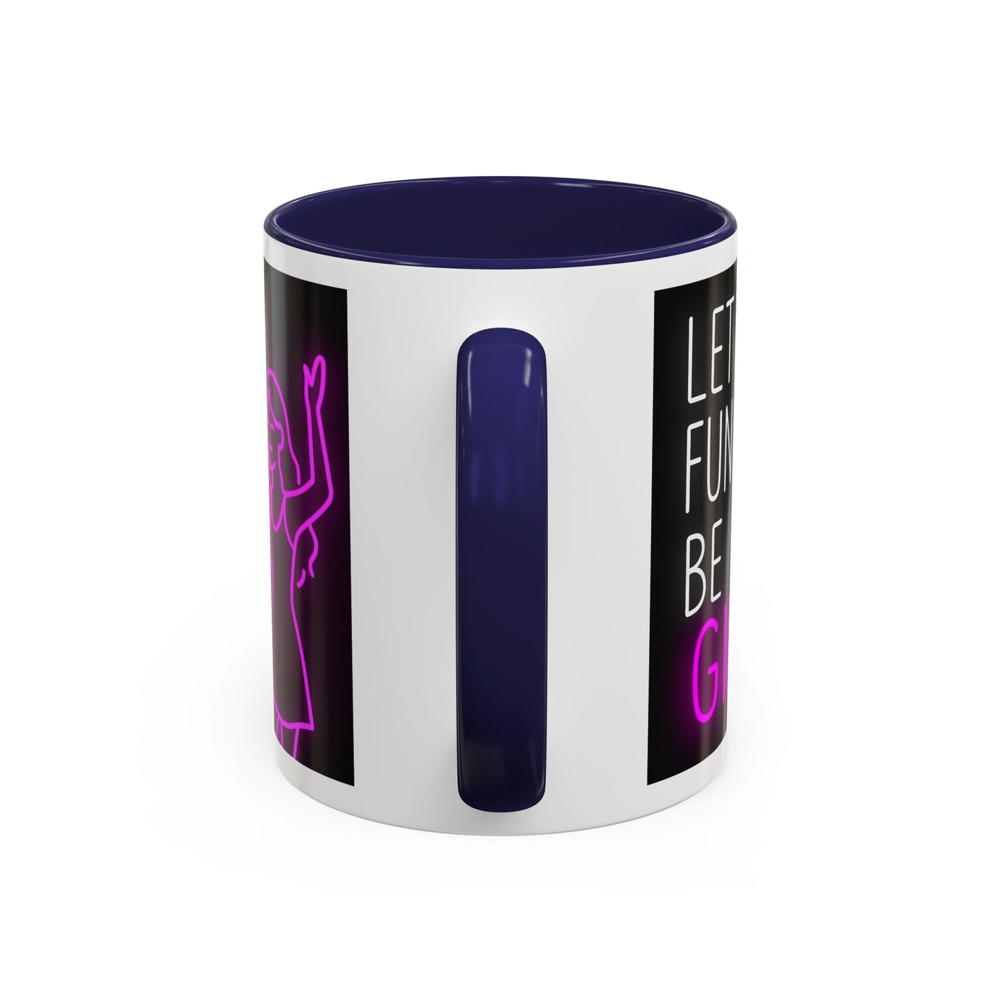 Neon Quote Coffee Mug, Fun Gin Mug, Party Drinkware, Gifts for Gin Lovers, Home Bar Decor, Playful Accent Mug