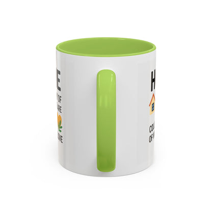 Home Story Accent Coffee Mug | 11 oz & 15 oz | Perfect Gift for New Homeowners