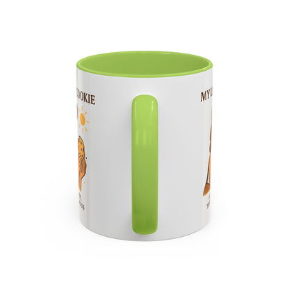 My Life Is a Cookie Accent Coffee Mug - 11oz & 15oz - Fun Gift for Cookie Lovers