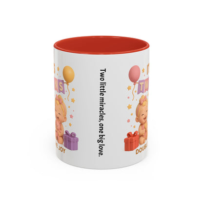 Twins girls - Celebration Coffee Mug - Double the Joy
