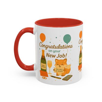 Congratulations New Job, Office Gift, Funny Coffee Cup