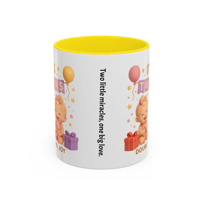 Twins girls - Celebration Coffee Mug - Double the Joy