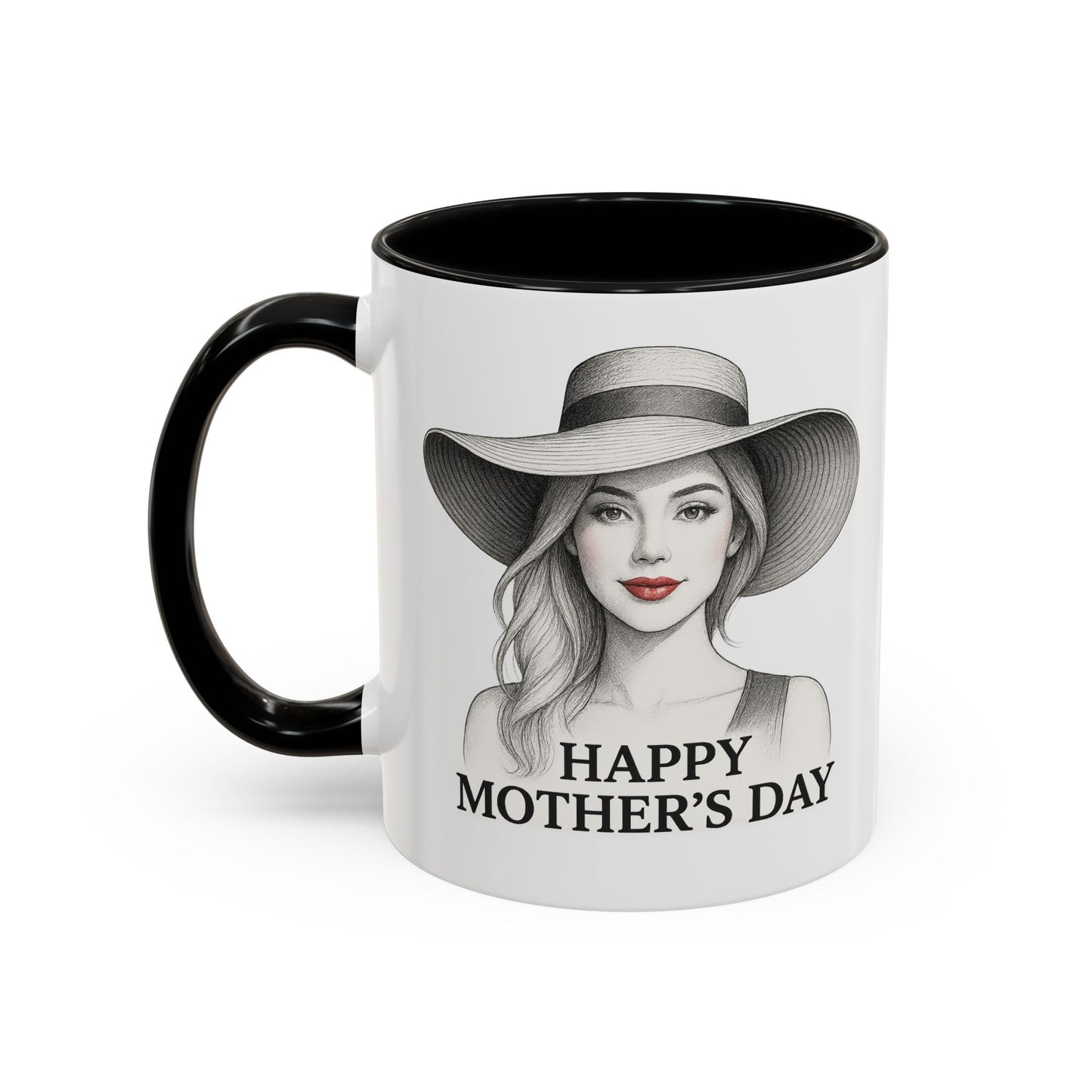 Happy Mother's Day Accent Coffee Mug - Stylish Gift for Moms