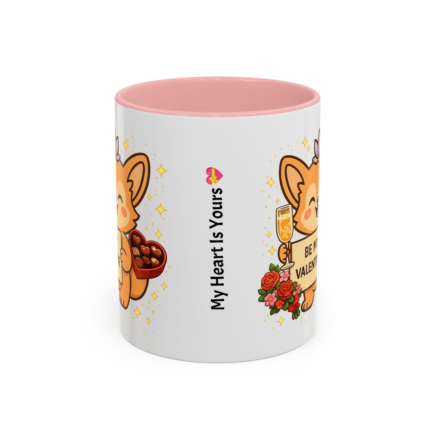 Valentine Coffee Mug  "Be My Valentine" Gift