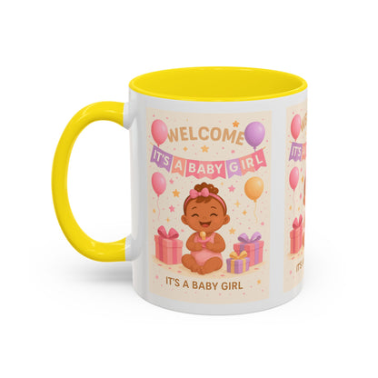Welcome Baby Girl Coffee Mug – Celebrate with Style