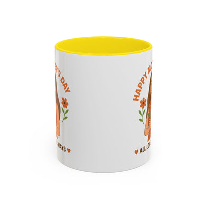 Mother's Day Accent Coffee Mug - All Love, All Ways - Perfect Gift for Moms